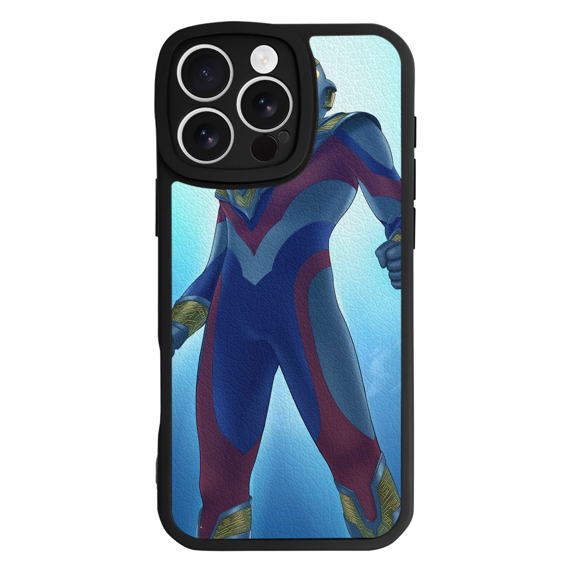 （画像用） ウルトラマン Ultraman 【iPhone 16シリーズ対応】シリコンスマホケース（レザー調） 材質：シリコン